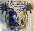 Next Level NOMAD SURF SHOP Mens blue graphic print Rancho Nicaragua NWT Unisex