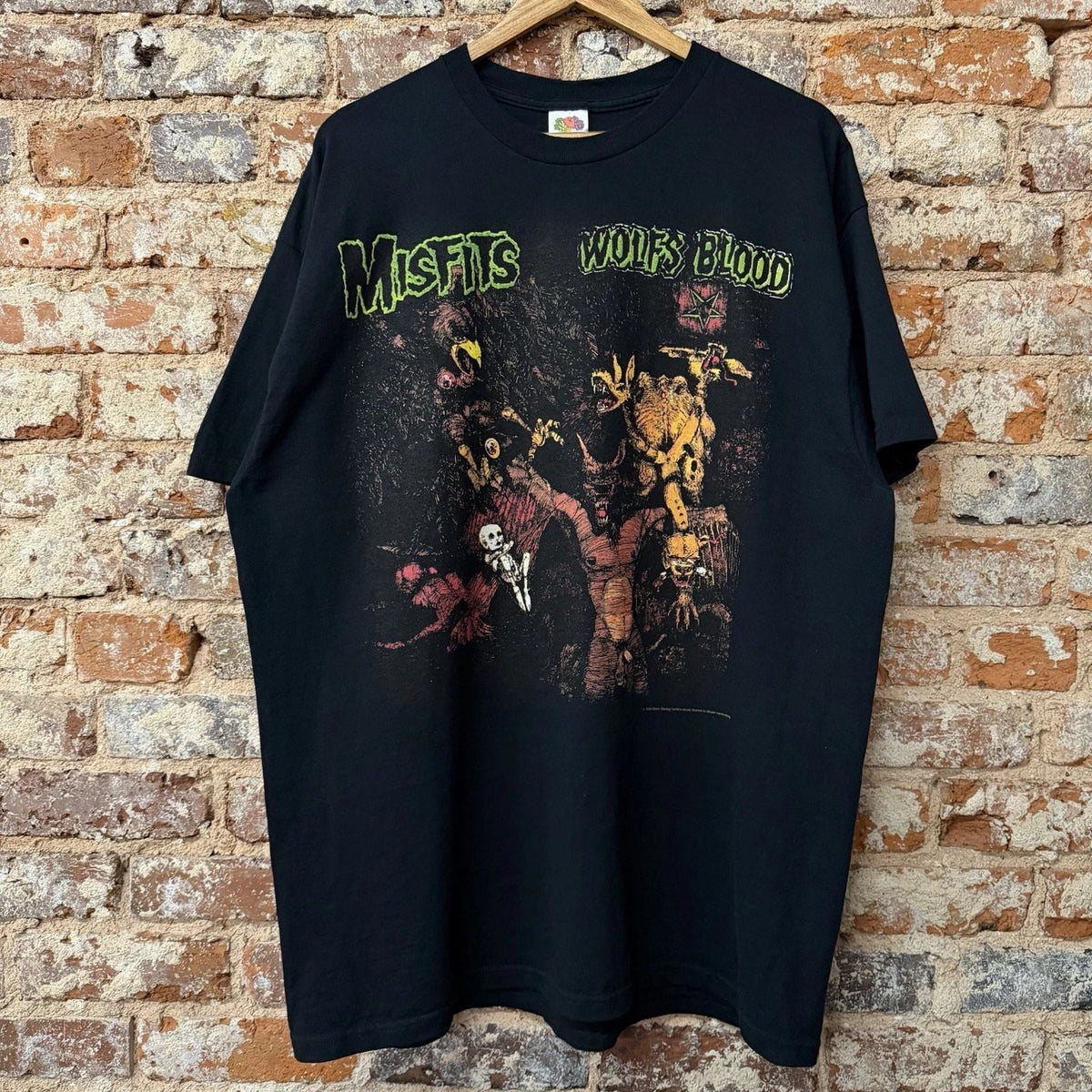 Vintage 2005 Misfits Wolf’s Blood Black Punk Rock Music S-5XL Unisex