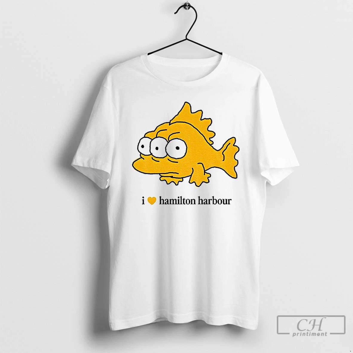 Classic I Love Hamilton Harbour Orange Fish T Shirts Unisex