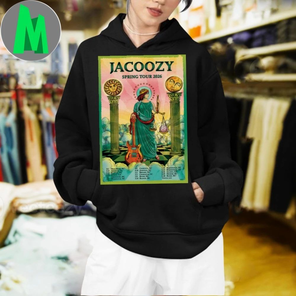 Original Jacoozy Spring Tour 2026 Poster Shirt Unisex
