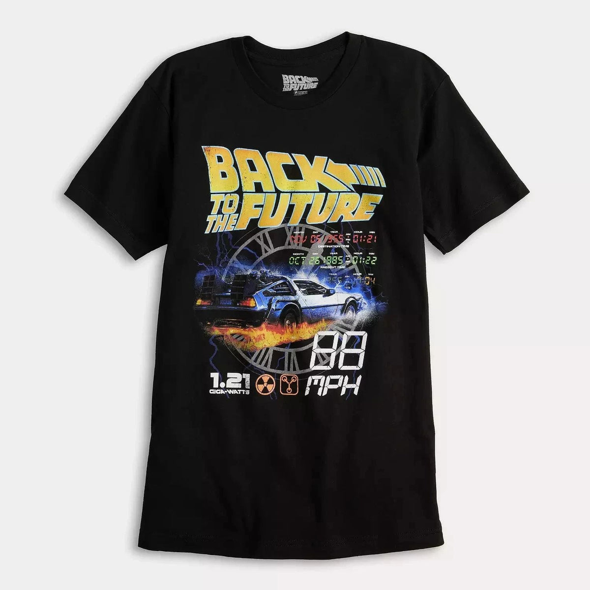 BACK TO THE FUTURE NWT 88MPH Movie Poster MENS XL NWT Unisex