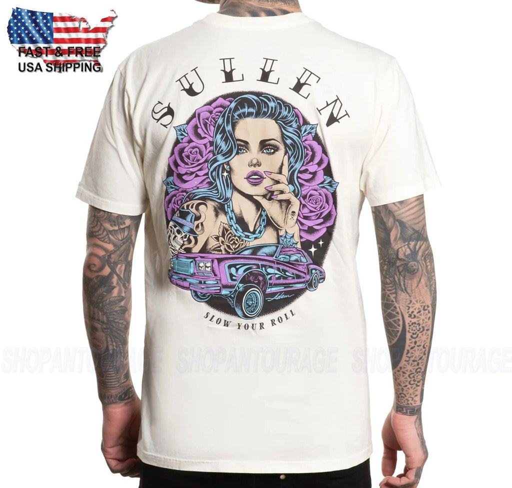 Sullen Art Collective Slow Rollo Premium Para SCM6759 Manga Corta Hombre Unisex