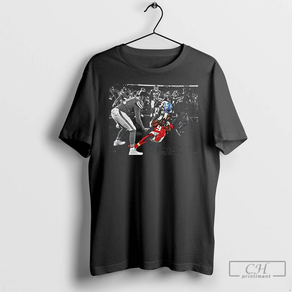 Classic Brian Branch Funny With Juju Smith Schuster Detroit Lions Vs Chiefs T Shirts Unisex