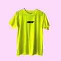 Billie Eilish Neon Fluorescent Yellow Simple Logo Band T Shirt Unisex Size XS Unisex