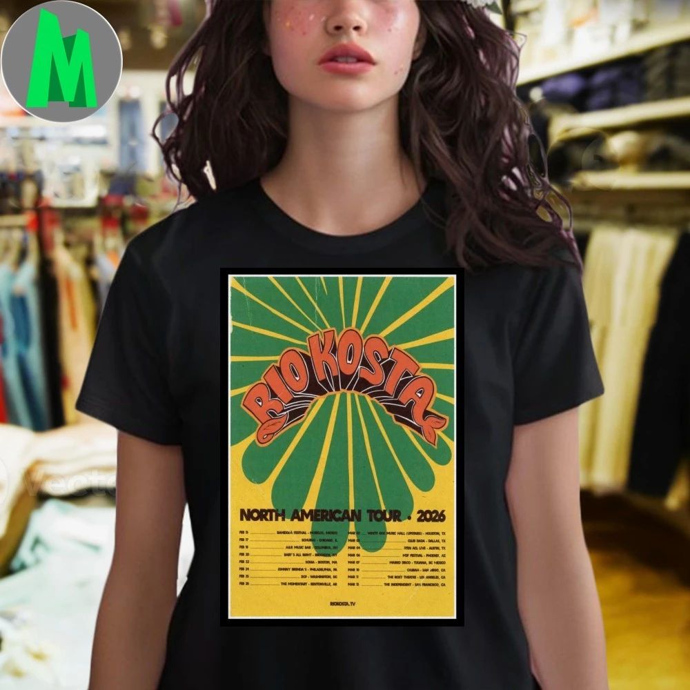 Rio Kosta Tour North American 2026 Poster Shirt Unisex