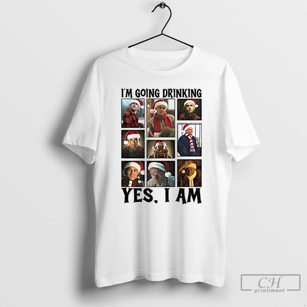 Premium Charlie Hunnam Ed Gein Im Going Drinking Yes I Am Christmas 2025 T Shirts Unisex