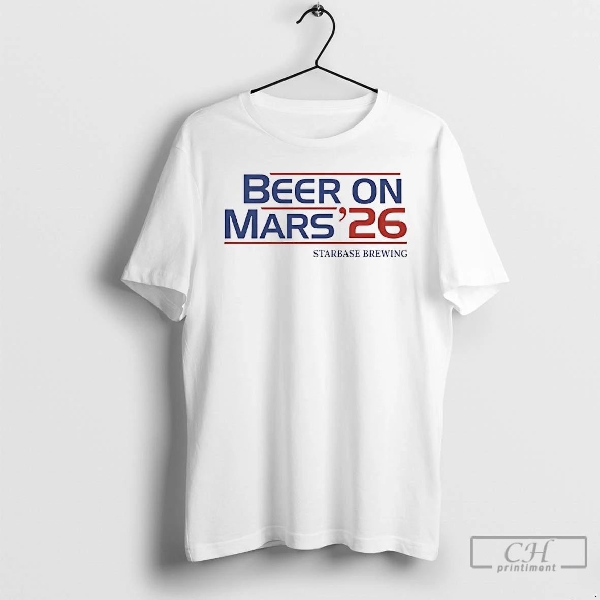 Classic Beer On Mars 26 Starbase Brewing T Shirts Unisex