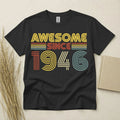 80th Birthday TShirt Born In 1946 80 Years Old 80th Birthday Gifts For Men Tee Unisex