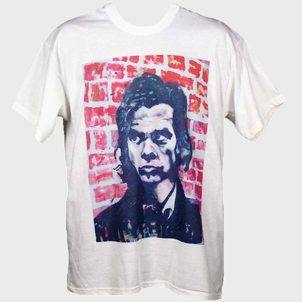 Nick Cave Goth Indie Punk Rock Short Sleeve White Unisex S-3XL Unisex