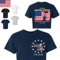 America 250 Years Independence Day Shirt | Front & Back 1776-2026 Eagle Tee Unisex
