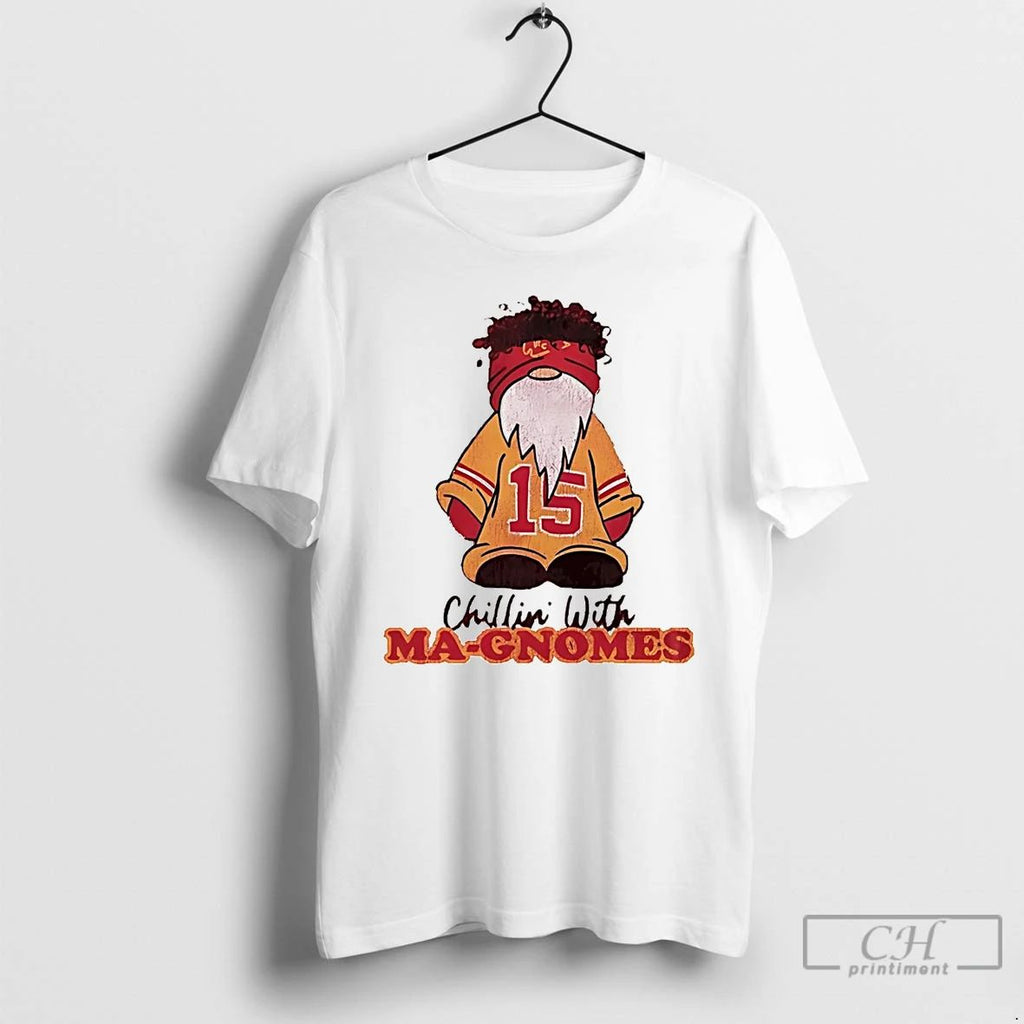 Classic Patrick Mahomes Gnomes Chillin With Ma Gnomes T Shirts Unisex