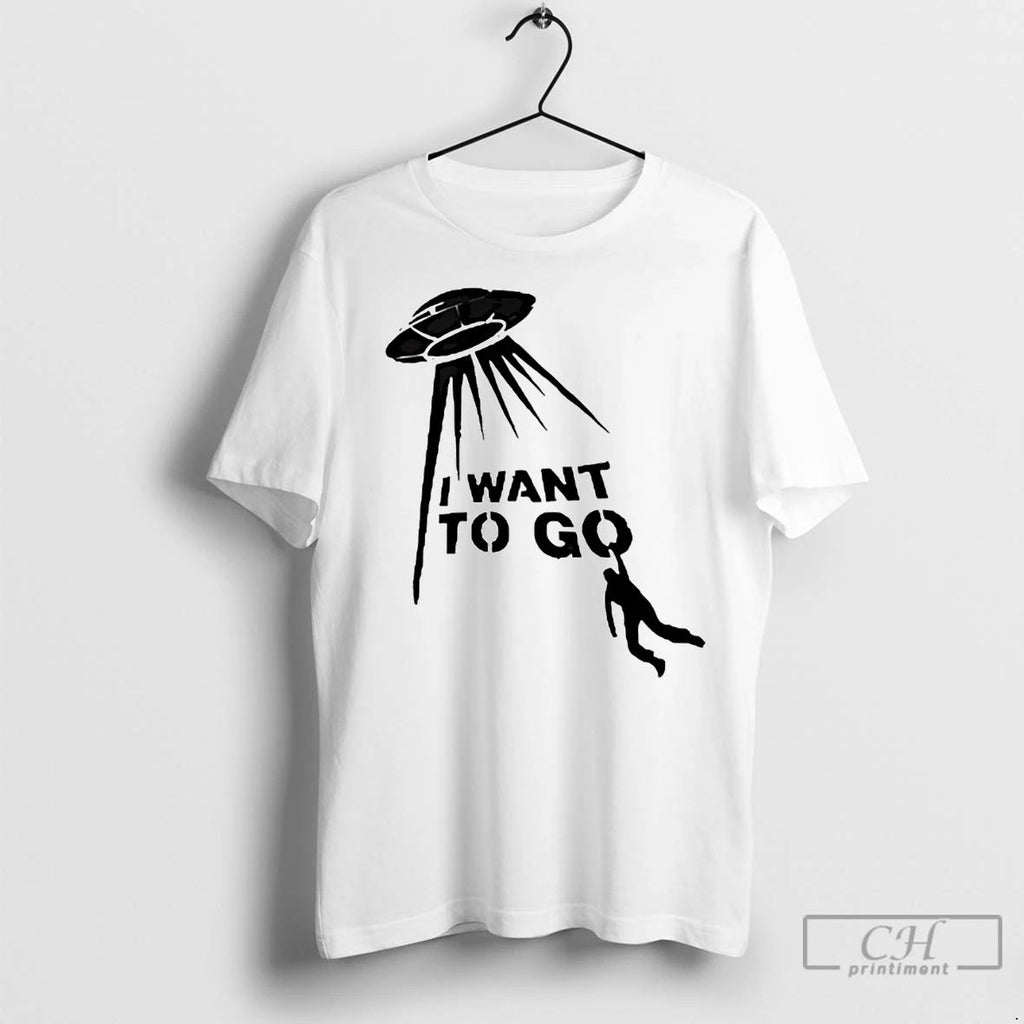 Premium Alien Abduction I Want To Go Unisex
