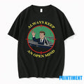 John F Kennedy Always Keep An Open Mind Tshirts Sweater Unisex