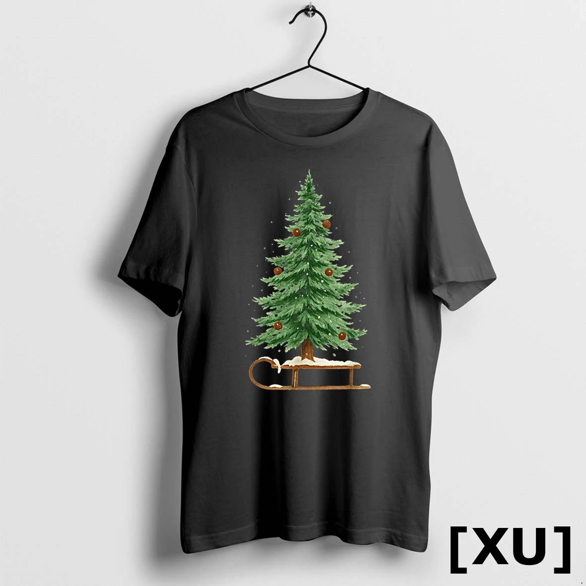 Christmas Sleigh Christmas Tree 2025 Family Matching Tshirts Sweater Unisex