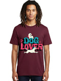 Dog-Lover Mens Graphic Tee,100% Cotton,Casual Summer Wear Unisex