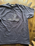 VTG Cat Lovers Napping Dark Blue Shirt SZ L CAT MOM Unisex