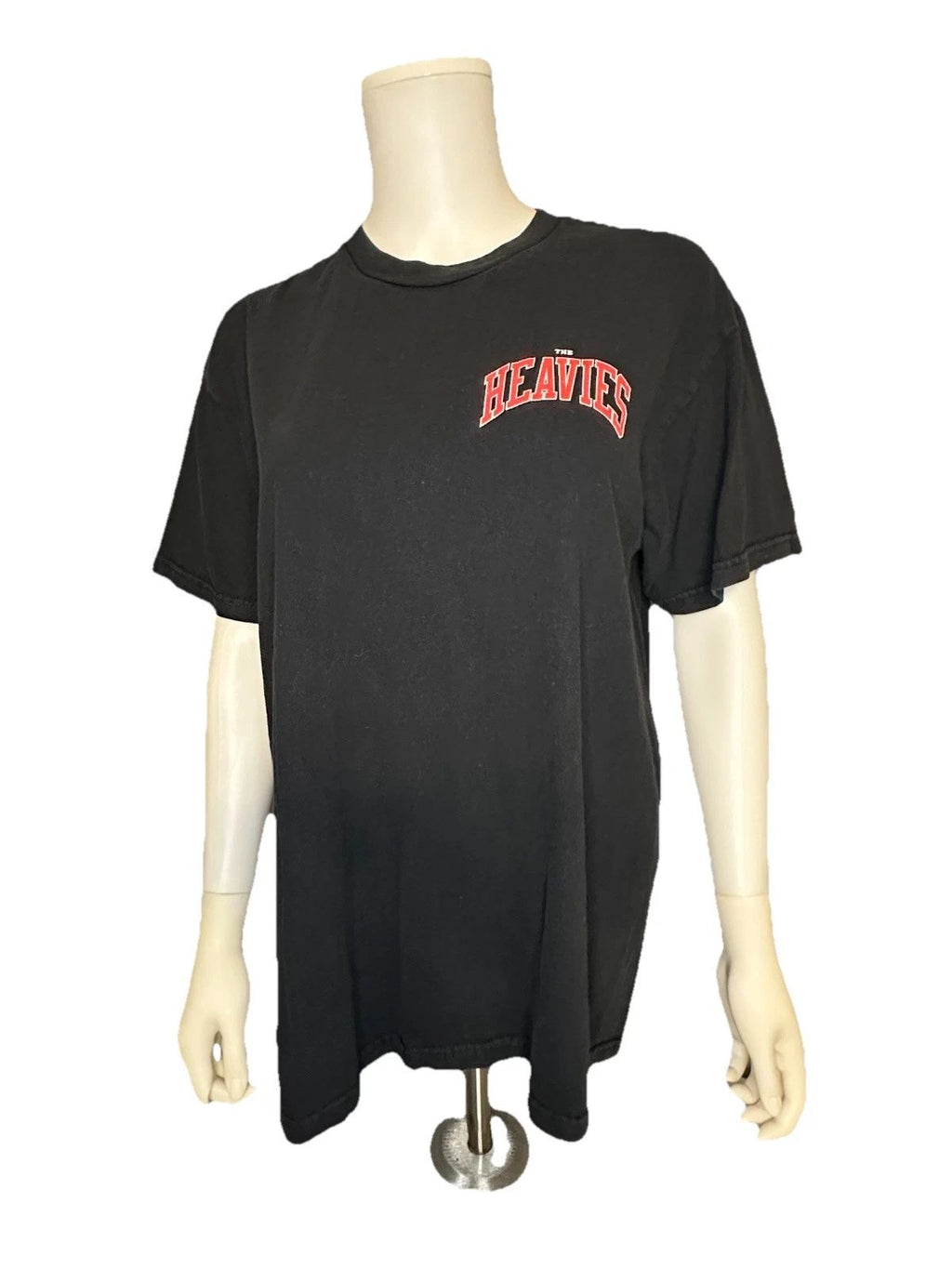 Short Sleeve Black Heavies Large Armpit To Armpit 21” Length 27.5” Unisex