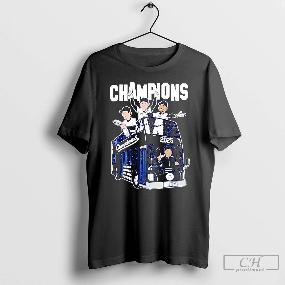 Premium Los Angeles Dodgers 2025 World Champions Players Title Town T Shirts Unisex