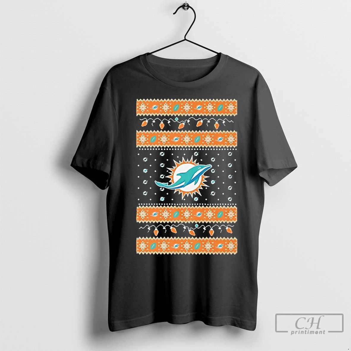 Premium Miami Dolphins Ugly Christmas Light Unisex