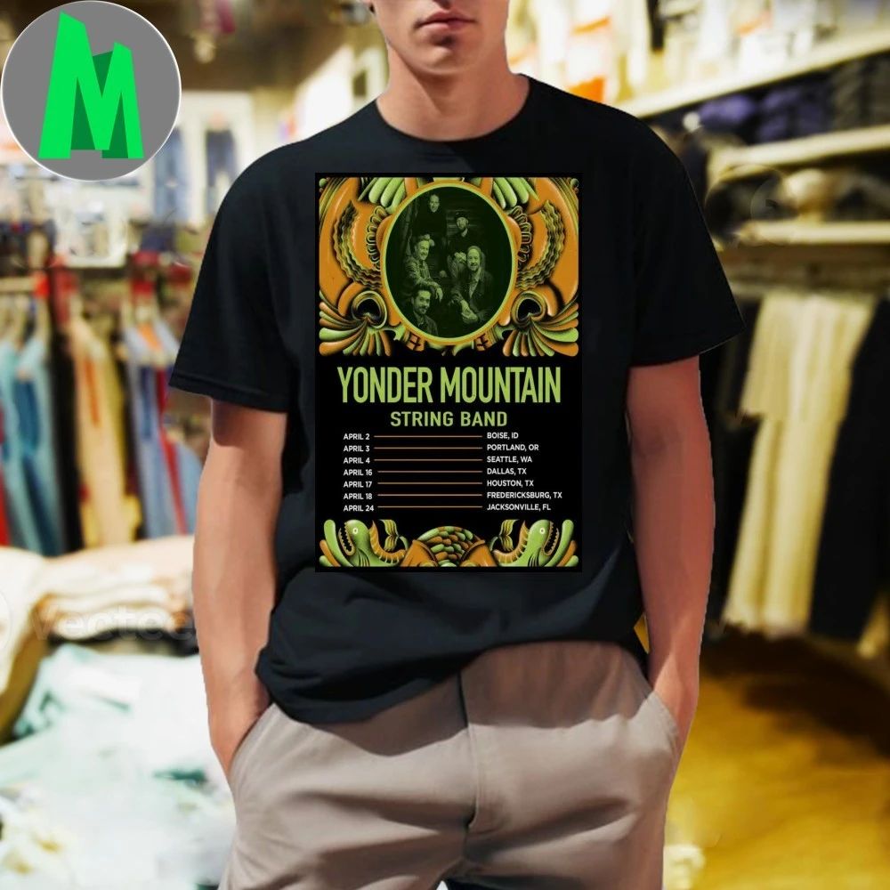 Yonder Mountain String Band Fall Tour 2026 Poster Shirt Unisex
