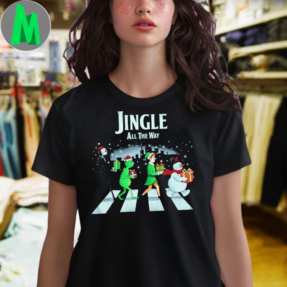 Jingle All The Way Abbey Road Shirt Unisex