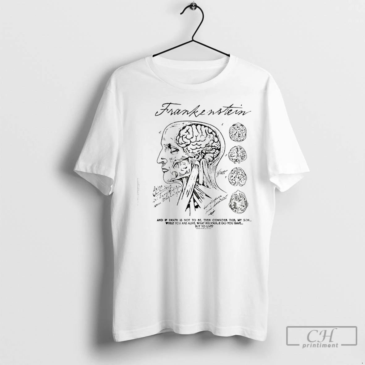 Premium Frankenstein Anatomy Drawing Unisex