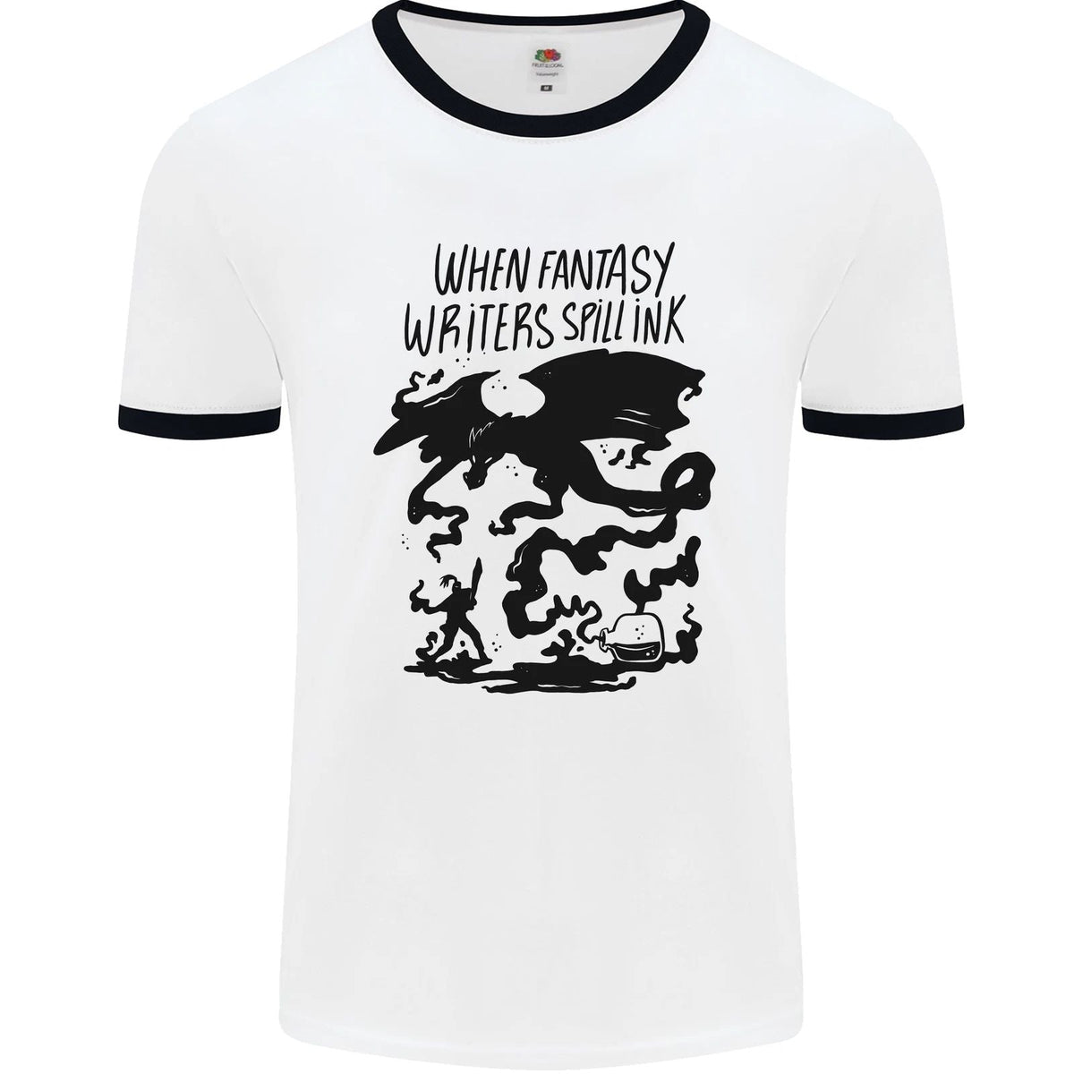 Fantasy Writer Author Novelist Dragons Mens Ringer Unisex