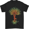 Yoga Tree Man Meditation Mens 100% Cotton Unisex