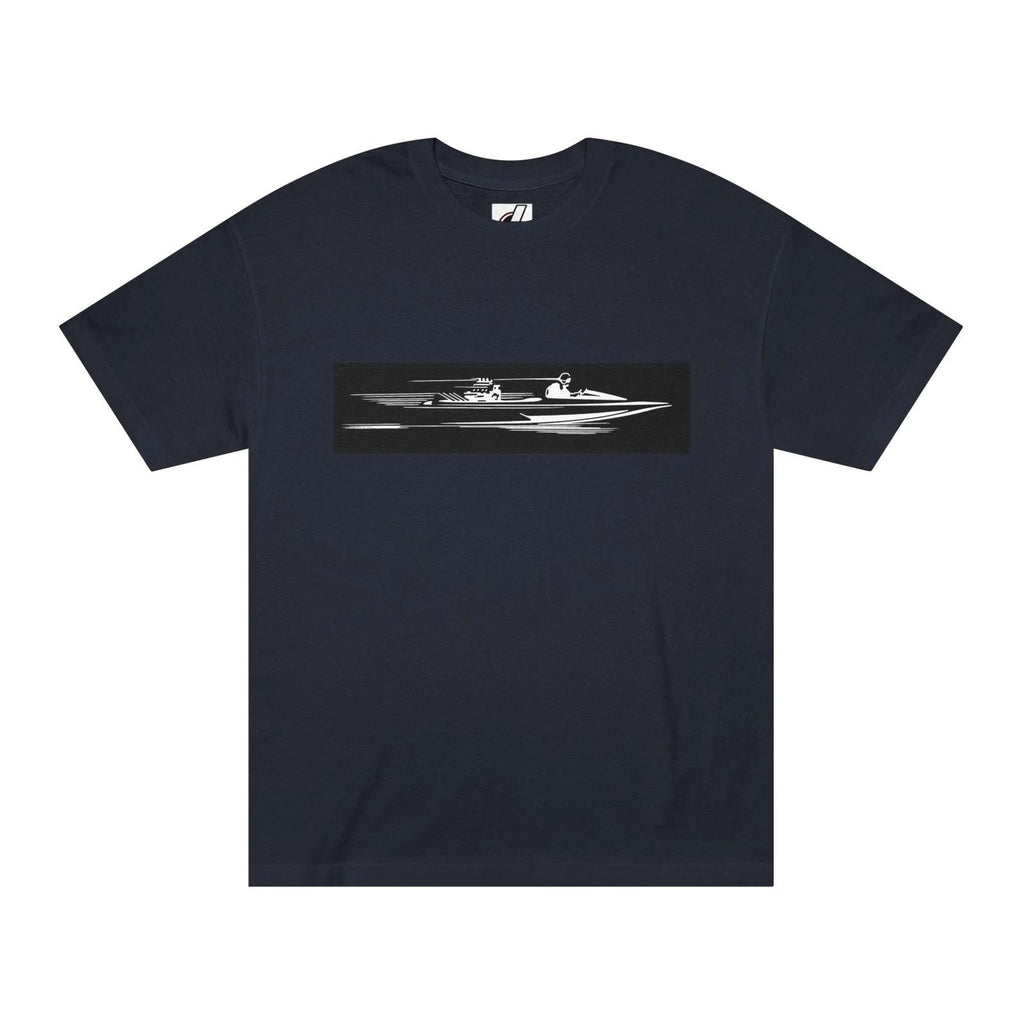 Flat Bottom Drag Boat Tee - The SEA Icon for bonspeed Series s Unisex