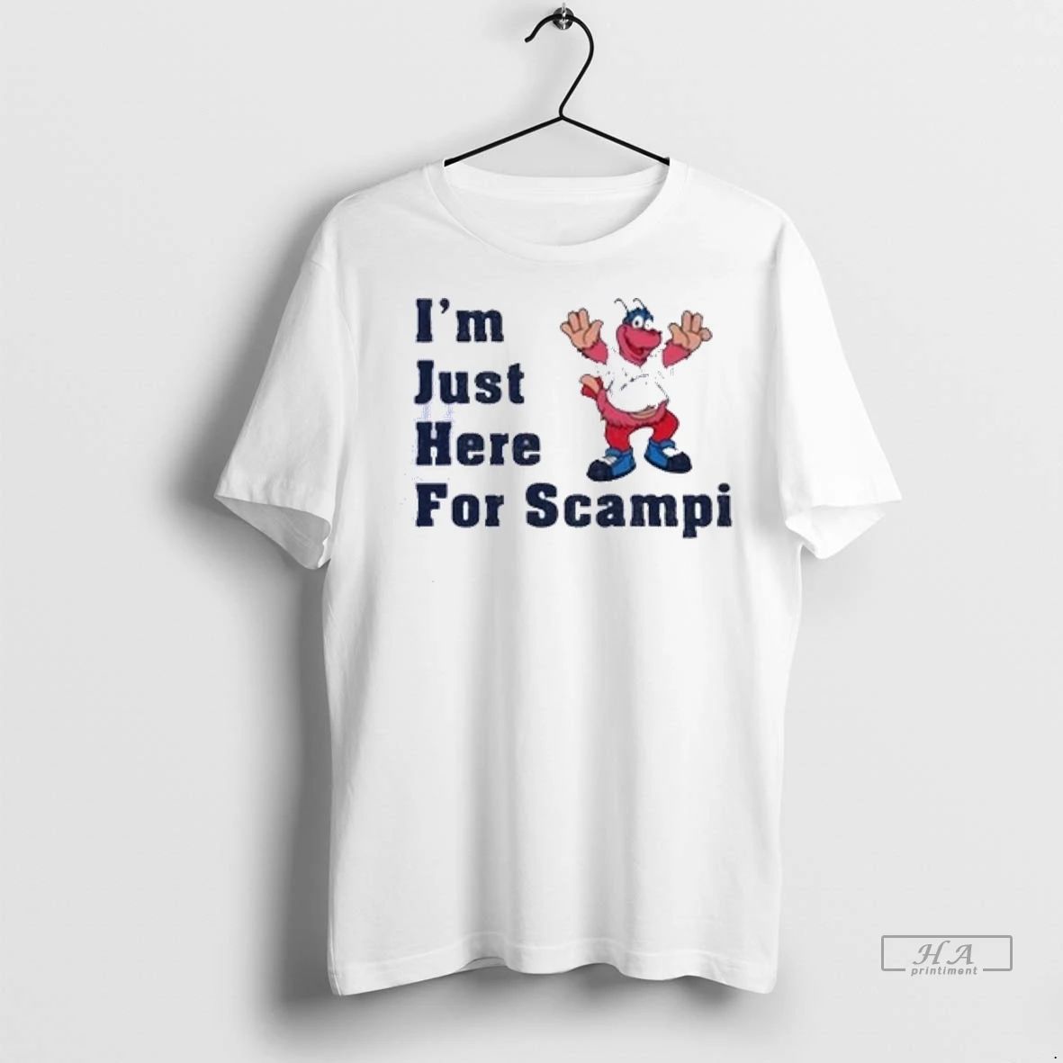 Officials Trendy Im Just Here For Scampi Jacksonville Jumbo Shrimp Shirt Sweater Unisex