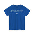 First of All Jesus Thinks I'm A Delight Humor Christian Vintage Funny Unisex