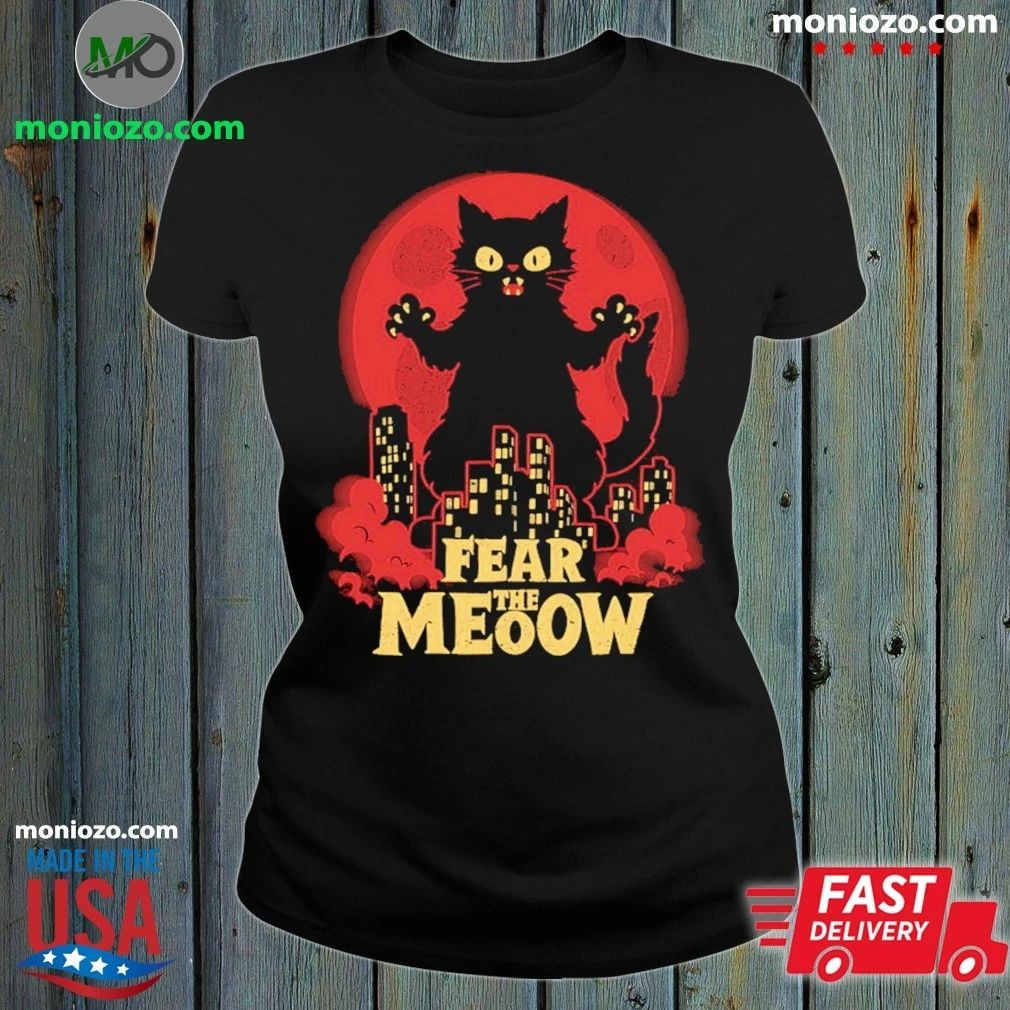 Fear the Meoow Black Shirt Unisex