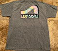 SURF STYLE MELBOURNE BEACH FL GRAPHIC ( MENS L ) DARK HEATHER GREY AS IS Unisex