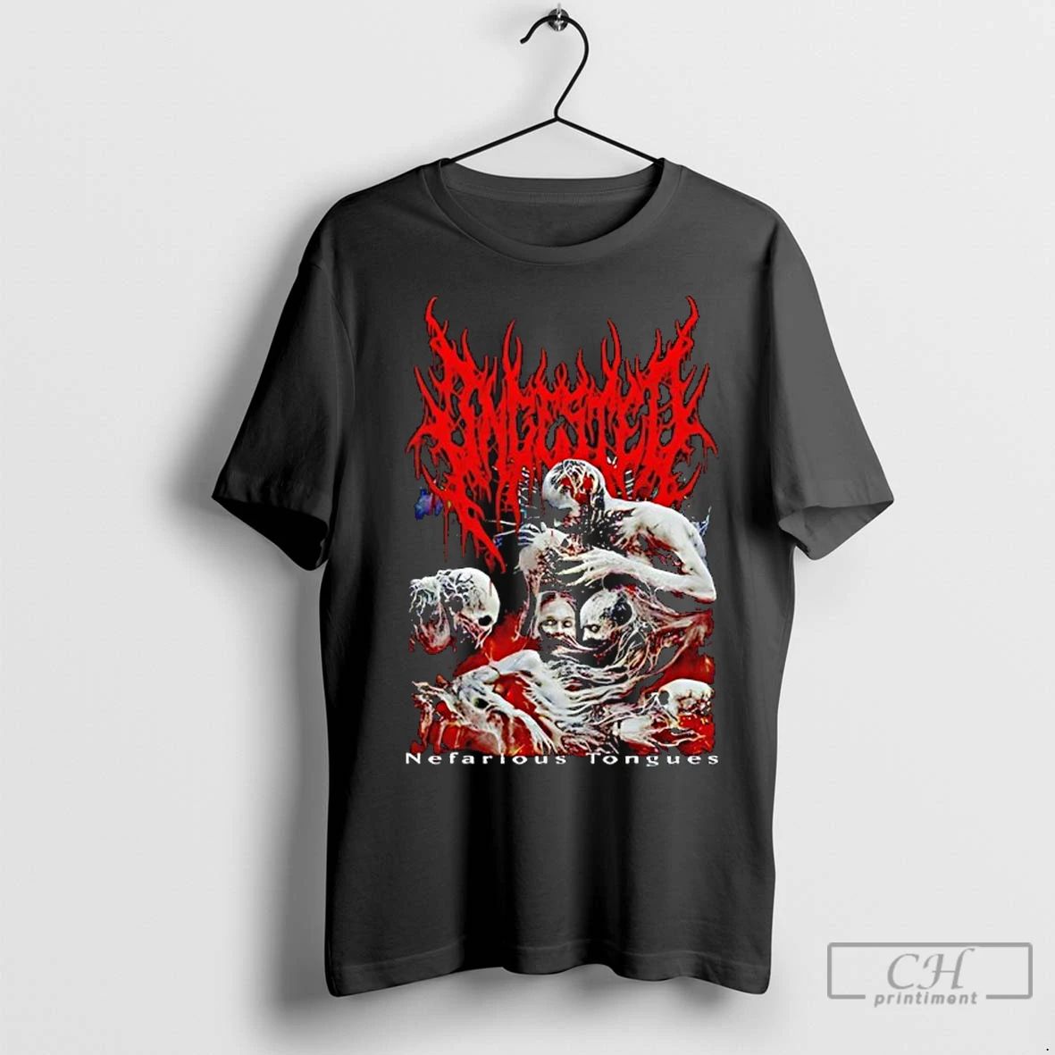 Premium Ingested Metal Band Nefarious Tongues Unisex
