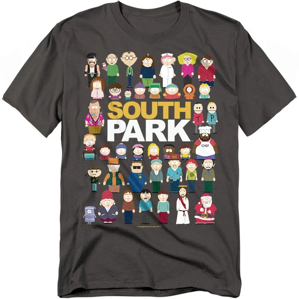 South Park Full Cast S-4XL, Charcoal Unisex