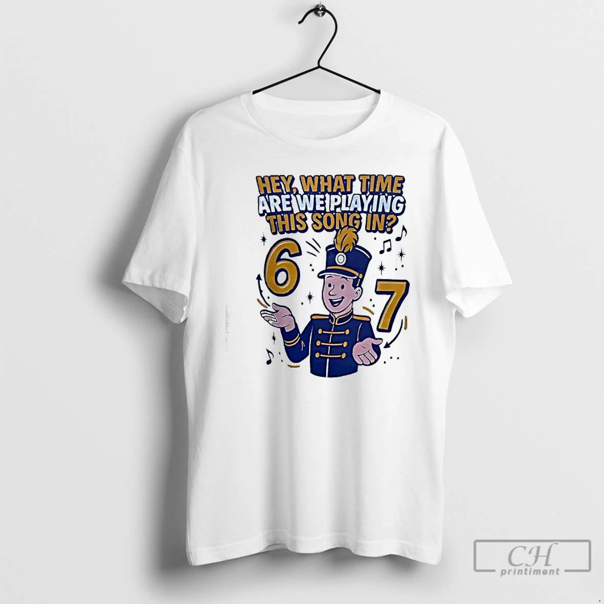 Premium Hey What Time Are We Playing This Song In Pepwear Marching 6 7 Graphic Unisex