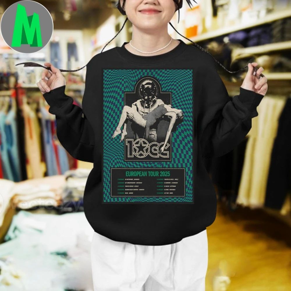 Poster 10cc 2025 EU Tour Shirt Unisex