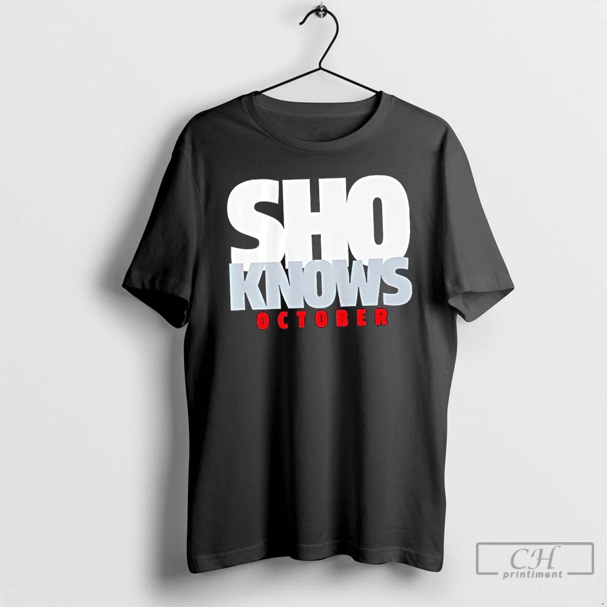 Classic Los Angeles Dodgers Shohei Ohtani Sho Knows October T Shirts Unisex