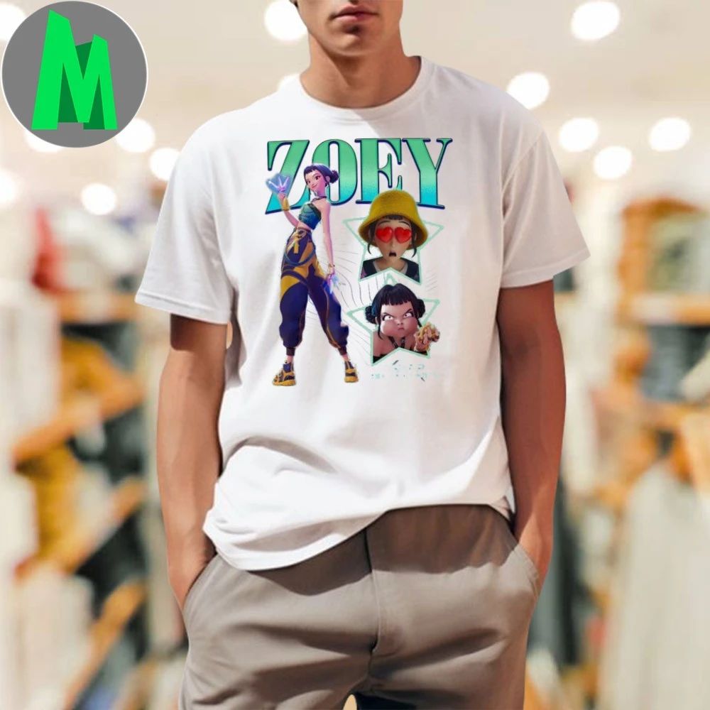 Zoey Showcase Retro Neon Poster Shirt Unisex