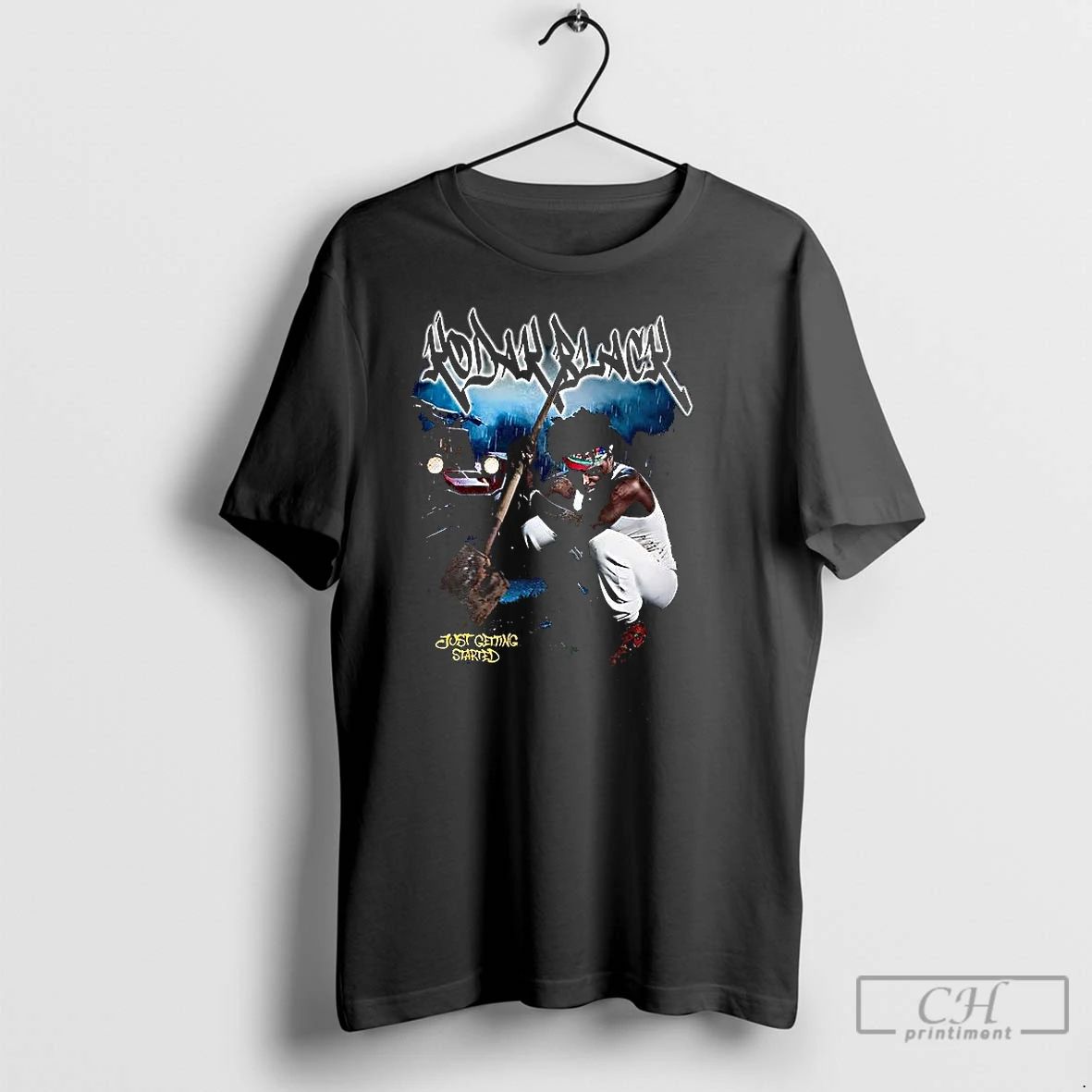 Classic Black Just Getting Started 2025 Unisex
