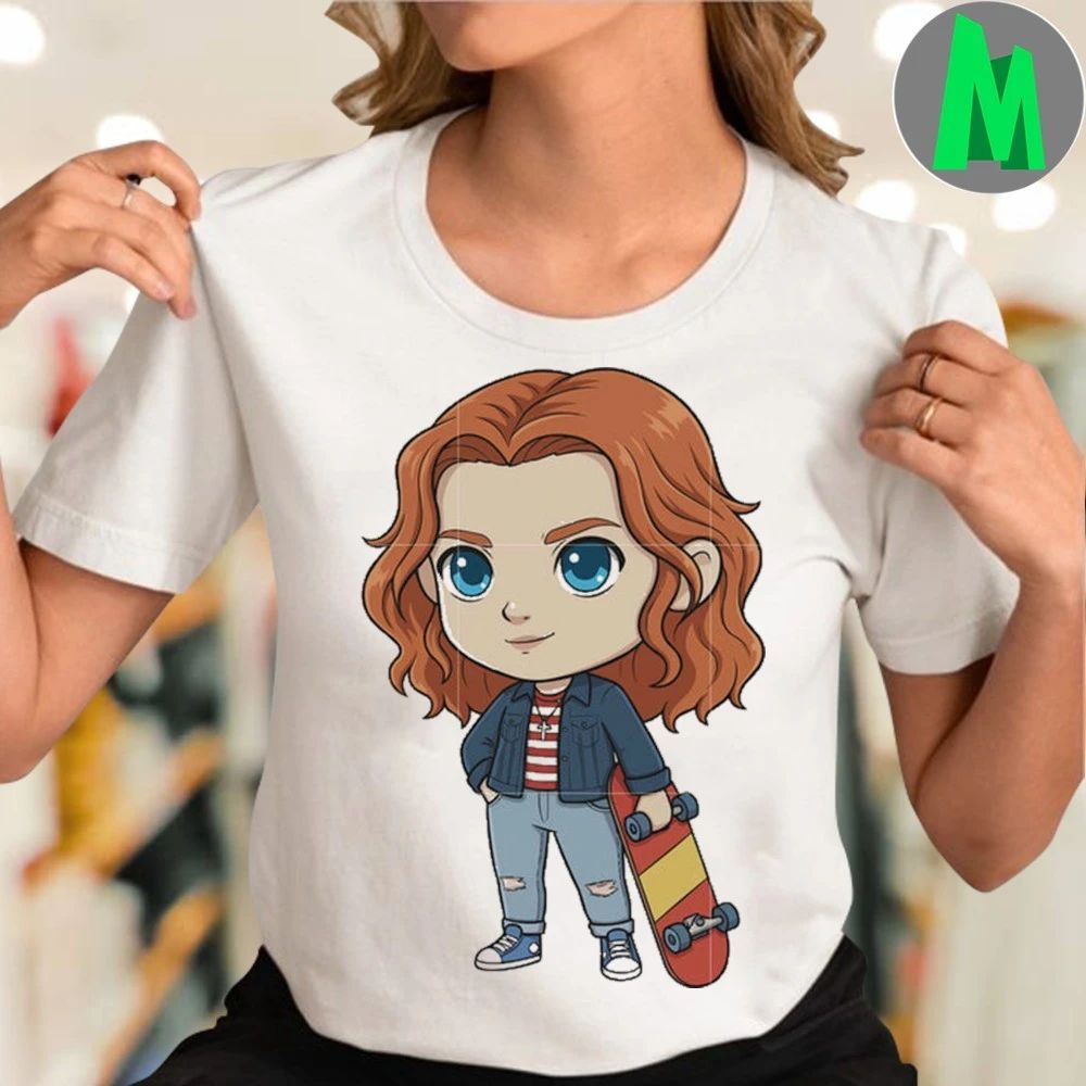 Max with skateboard chibi shirt Unisex