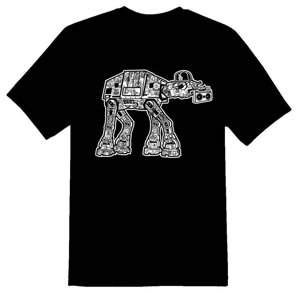 Street walker funny Tee shirt black or white Unisex