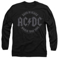 ACDC Tour Emblem Mens Long Sleeve , Black Unisex