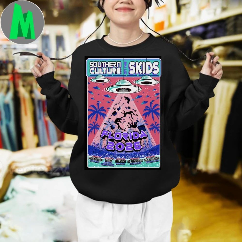 Southern Culture The Skids Florida Tour 2026 Poster Shirt Unisex
