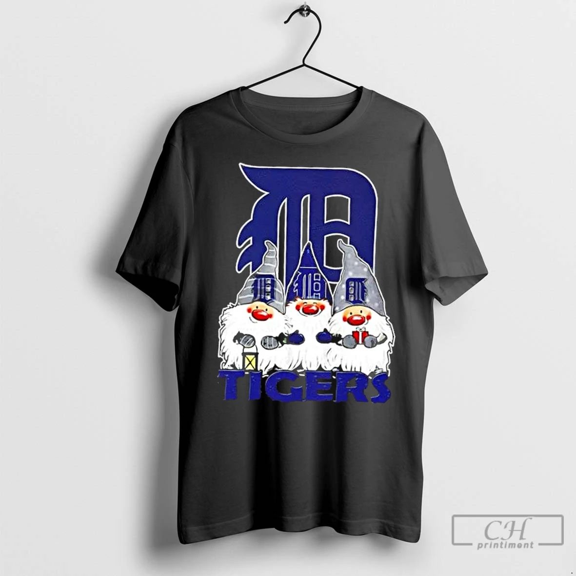 Classic Detroit Tigers X Gnomes Xmas Christmas Unisex