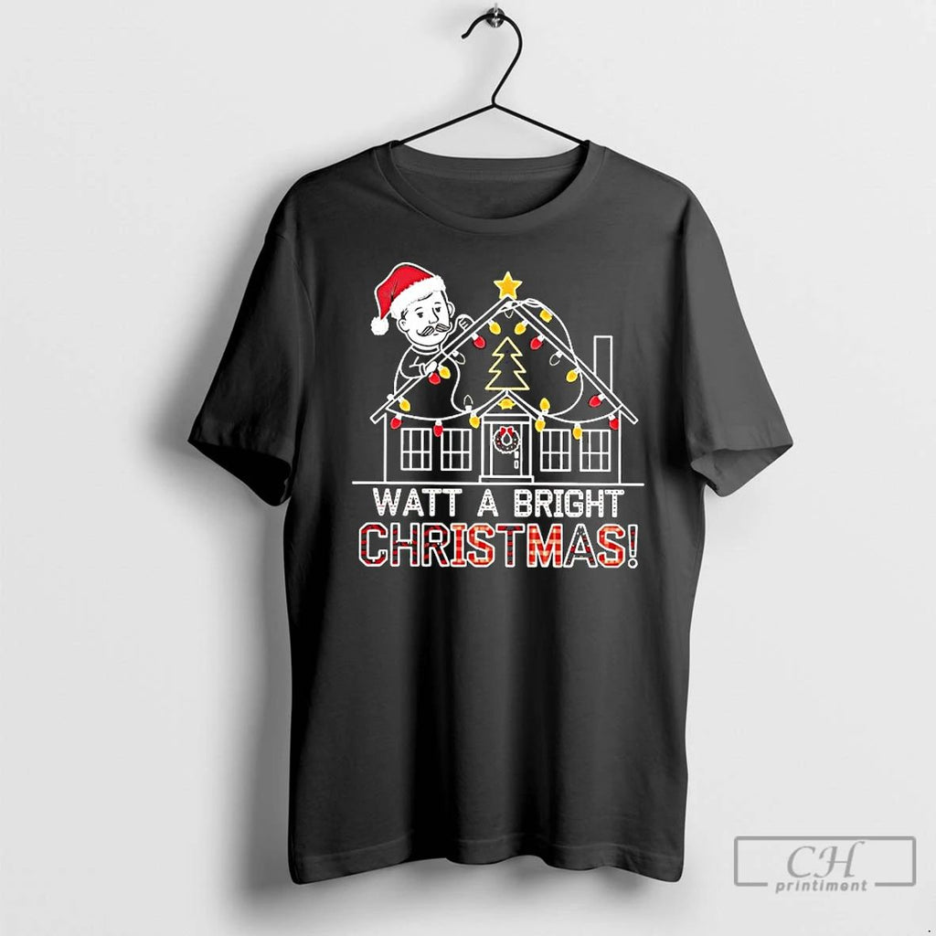 Premium Electrician Watt A Bright Christmas Lights Graphic Unisex