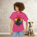 Rainbow Dog Tee, Pet Lover Gift, Equality , Love Wins Unisex