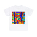 "Cattitude Tee" Abstract Cat Art T Shirt Unisex Heavy Cotton Tee Pet Lover Unisex