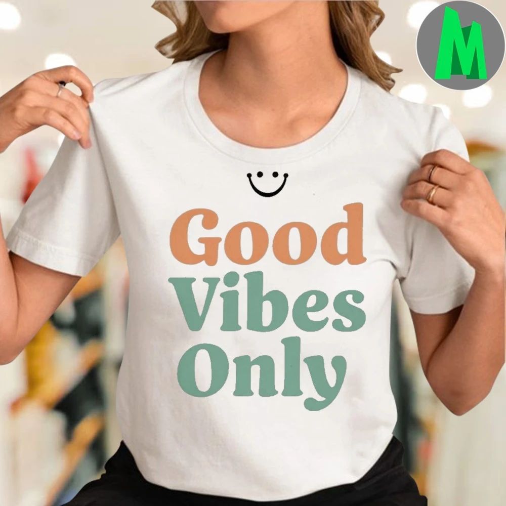 Good vibes only Retro Aesthetic Shirt Unisex