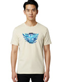 Crystal-Phoenix-2 Mens Graphic Tee, 100% Cotton, Casual Summer Wear Unisex